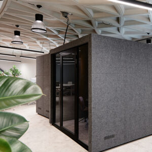 Bryan LED pendant clear black