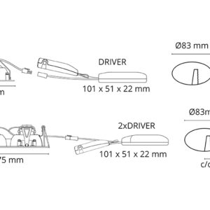 Junistar technische tekening