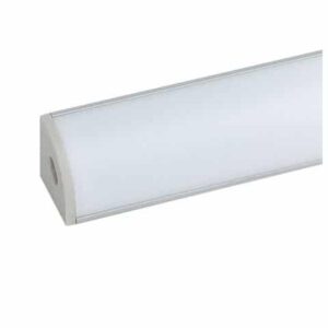 Pro 6 aluminium LED strip hoek-profiel rond opbouw 2000mm
