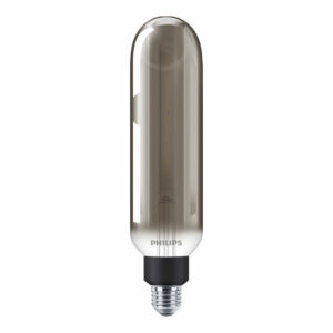 Philips Classic LED tubular dimbaar 6.5W vervangt 20W smoky E27 T65 glas