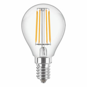 Philips CorePro LED luster niet dimbaar 4.3W vervangt 40W 827 E14 P45 helder glas