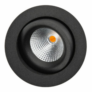 Junistar IsoSafe Dim To Warm LED spot 6W 520lm zwart
