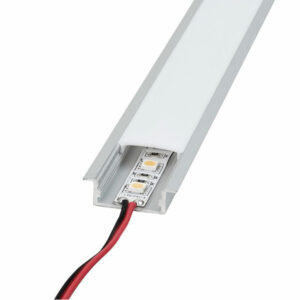 Pro 19 aluminium LED strip U-profiel inbouw 2000mm binnenkant