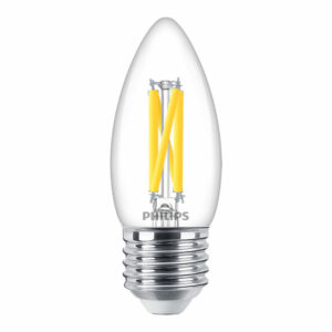 Philips Master VLE LED candle dimtone 3.4W vervangt 40W 922-927 E27 B35 helder glas