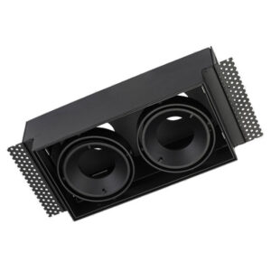 Meba Multidir trimless 2x GU10 zwart