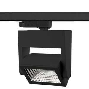 Nanna S wallwasher LED railspot 3-fase 9.5W 1100lm 3000K CRI90 60x90° zwart