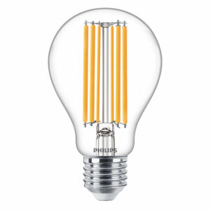 Philips CorePro LED bulb 13W 827 E27 A67 helder glas - vervangt 120W
