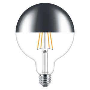Philips Classic LED globe dimbaar 7.2W vervangt 50W 827 E27 G120 kopspiegel