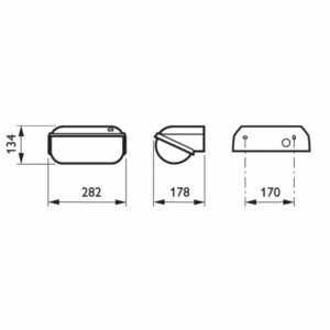Philips Coreline BWC120 technische tekening
