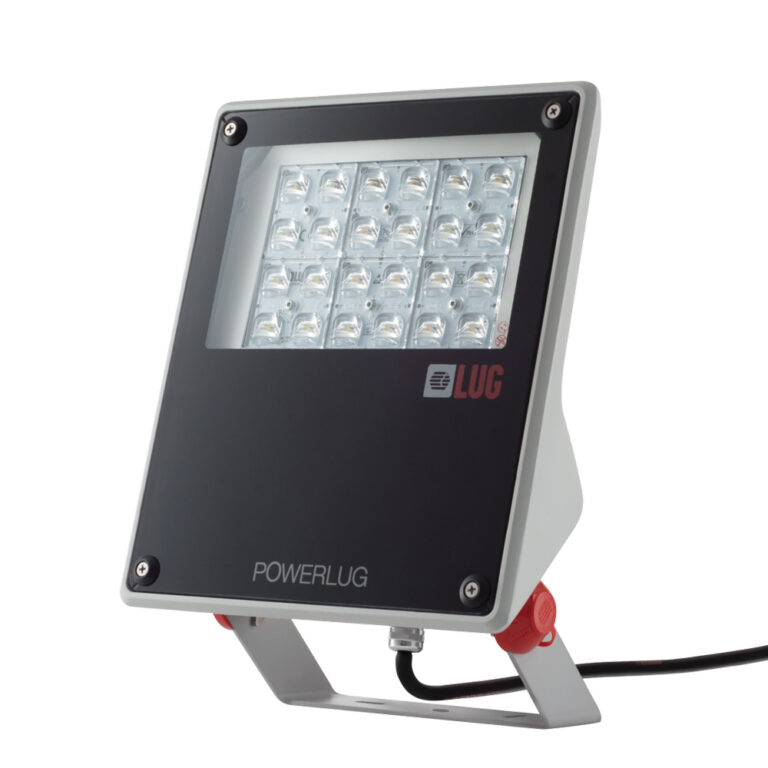 Powerlug mini LED floodlight 54W 7150lm 4000K IP65 - asymmetrisch breed