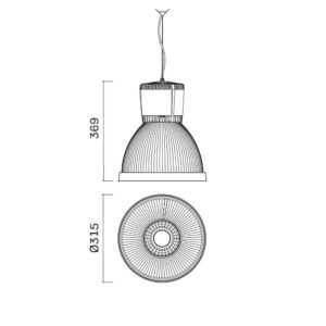 Bryan pendant LED pendel afmetingen