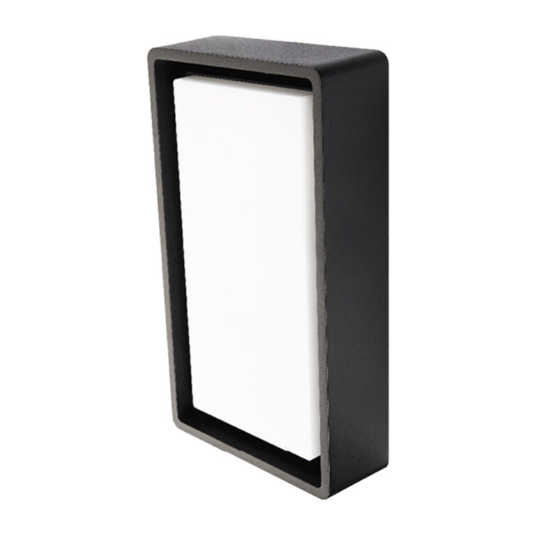 Frame LED opbouw 8W 670lm 3000K IP66 zwart