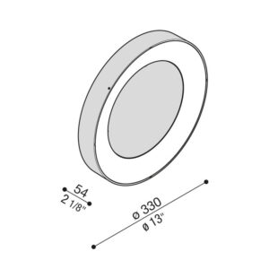 Ross 330 LED technische tekening