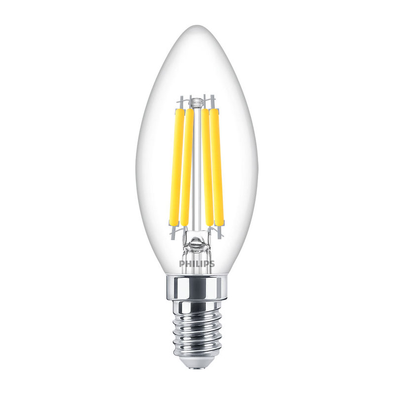 Gasvormig Rondlopen Behoren Philips Master VLE LED candle DT 1.8-25W 922-927 E14 B35 helder glas -  Lichtunie