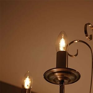 halogeen kaars lamp