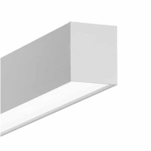 Plane direct microprisma LED 3-fase rail 39W 3900lm 3000K 94° 1200mm wit + 3-fase railset - Afbeelding 2