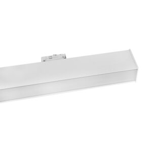 Plane direct microprisma LED 3-fase rail wit