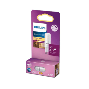 Philips LED 2.6W G9 WW 230V SRT6 | dimbaar - vervangt 25W - Afbeelding 2