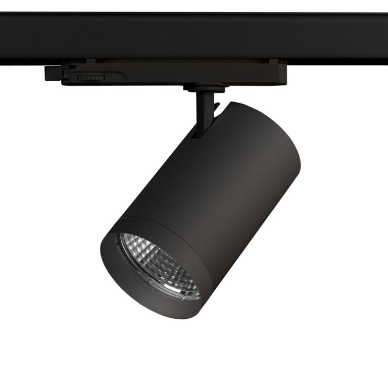 LED railspot 3 fase zwart