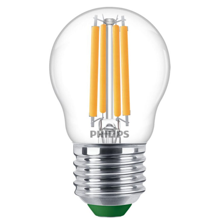 Philips CorePro LED luster niet dimbaar 2.3W vervangt 40W 827 E27 P45 helder glas UE