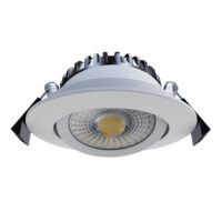 Meba LED inbouwspot rond kantelbaar gekanteld