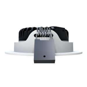 Meba LED inbouwspot rond kantelbaar klemveer