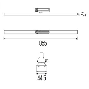 Irmin 855 technische tekening