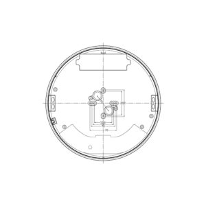 Prolumia Prodisc III LED opbouw montagetekening