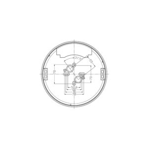 Prolumia Prodisc III mini LED opbouw montagetekening