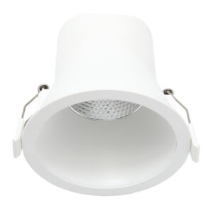 Meba deep LED inbouwspot 12W 900lm 2700K/3000K/4000K 60° IP44 ø90mm wit  - dimbaar