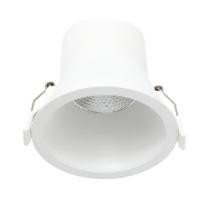 Meba deep LED inbouwspot 9W 700lm 2700K/3000K/4000K 60° IP44 ø90mm wit - dimbaar
