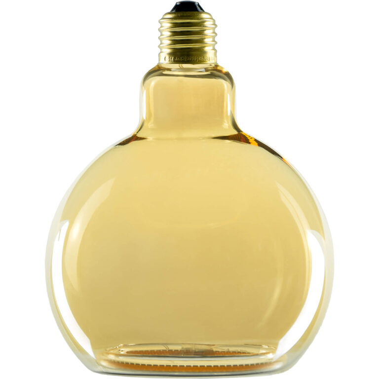 Segula LED lamp E27 Globe 125 goud glas 4W 240lm 2200K dimbaar