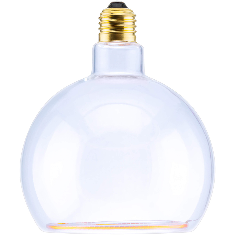 Segula LED lamp E27 Globe 125 helder glas 4.5W 300lm 2200K dimbaar