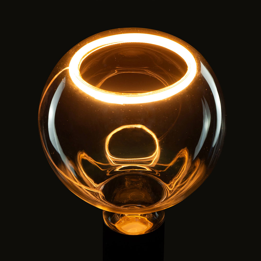 Segula LED lamp E27 Globe 125 helder glas 4.5W 300lm 2200K dimbaar - Afbeelding 4