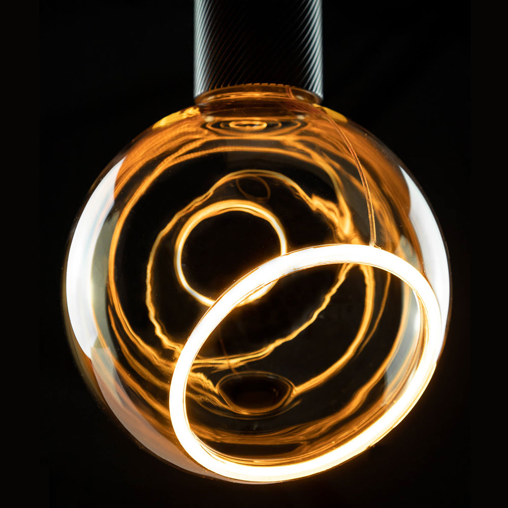 Segula LED lamp E27 Globe 150 45° goud glas 5W 350lm 2200K dimbaar - Afbeelding 4