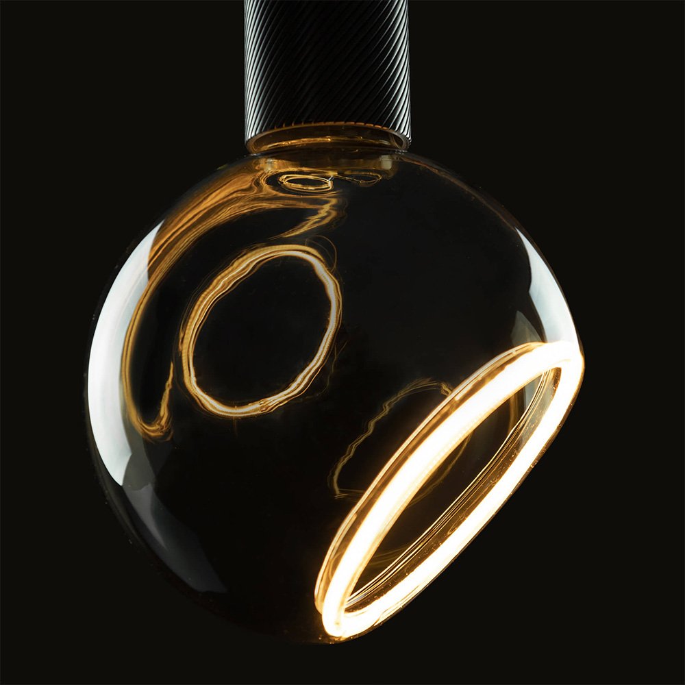 Segula LED lamp E27 Globe 150 45° smokey grey 6W 260lm 2200K dimbaar - Afbeelding 3