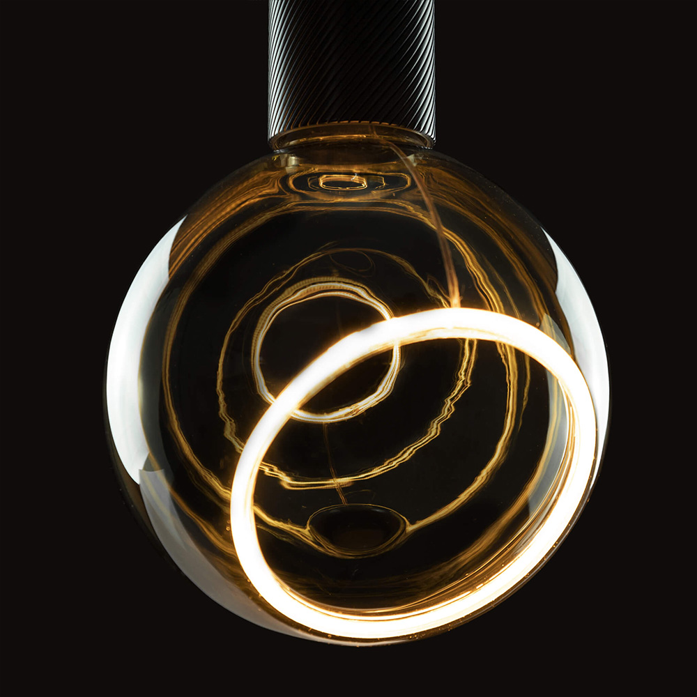 Segula LED lamp E27 Globe 150 45° smokey grey 6W 260lm 2200K dimbaar - Afbeelding 4