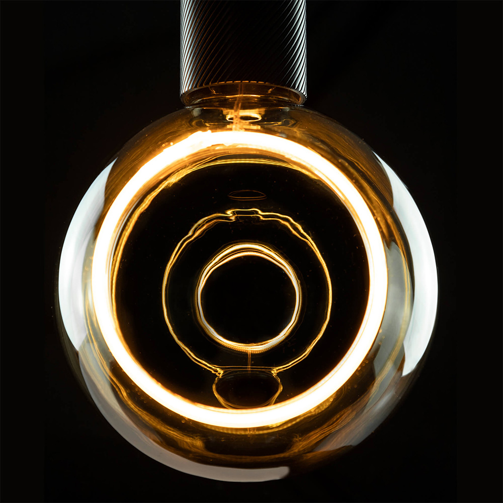 Segula LED lamp E27 Globe 150 90° smokey grey 6W 260lm 2200K dimbaar - Afbeelding 4