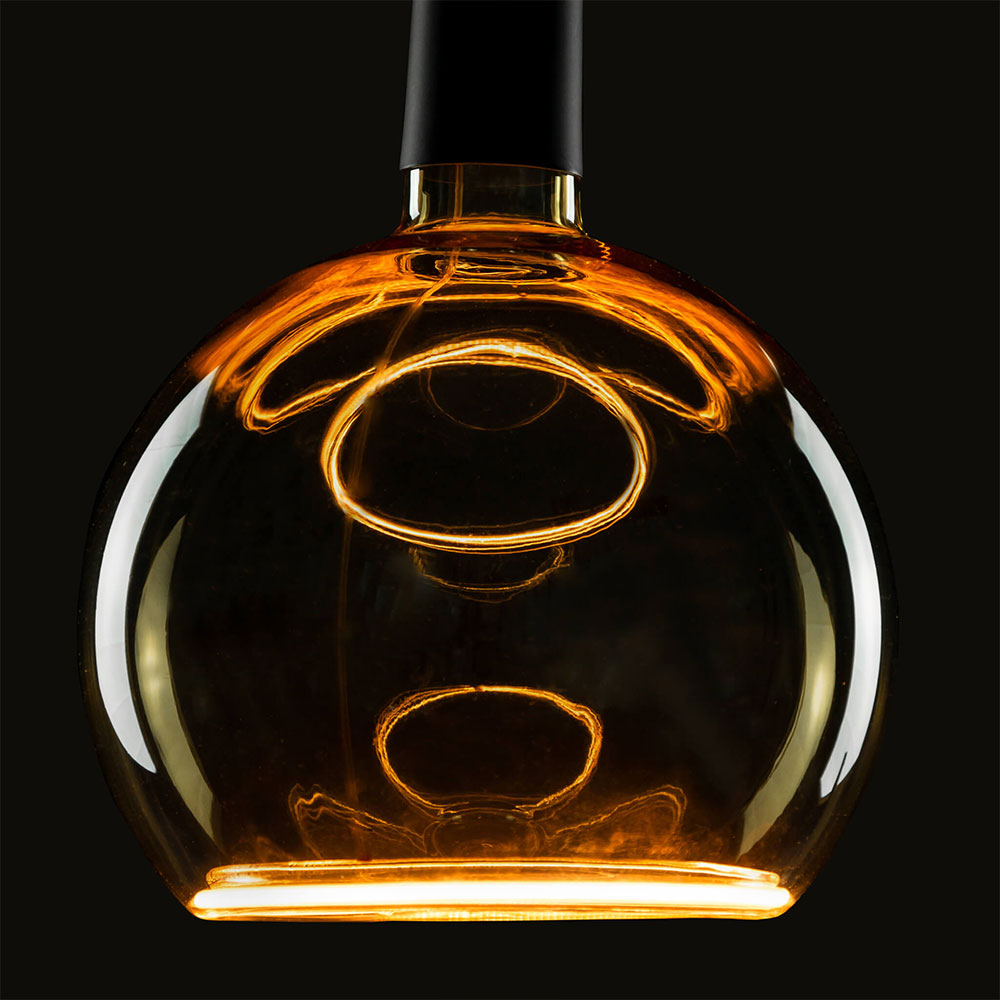 Segula LED lamp E27 Globe 150 goud glas 4W 240lm 2200K dimbaar - Afbeelding 3