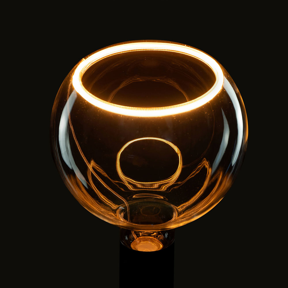 Segula LED lamp E27 Globe 150 helder glas4.5W 300lm 2200K dimbaar - Afbeelding 4