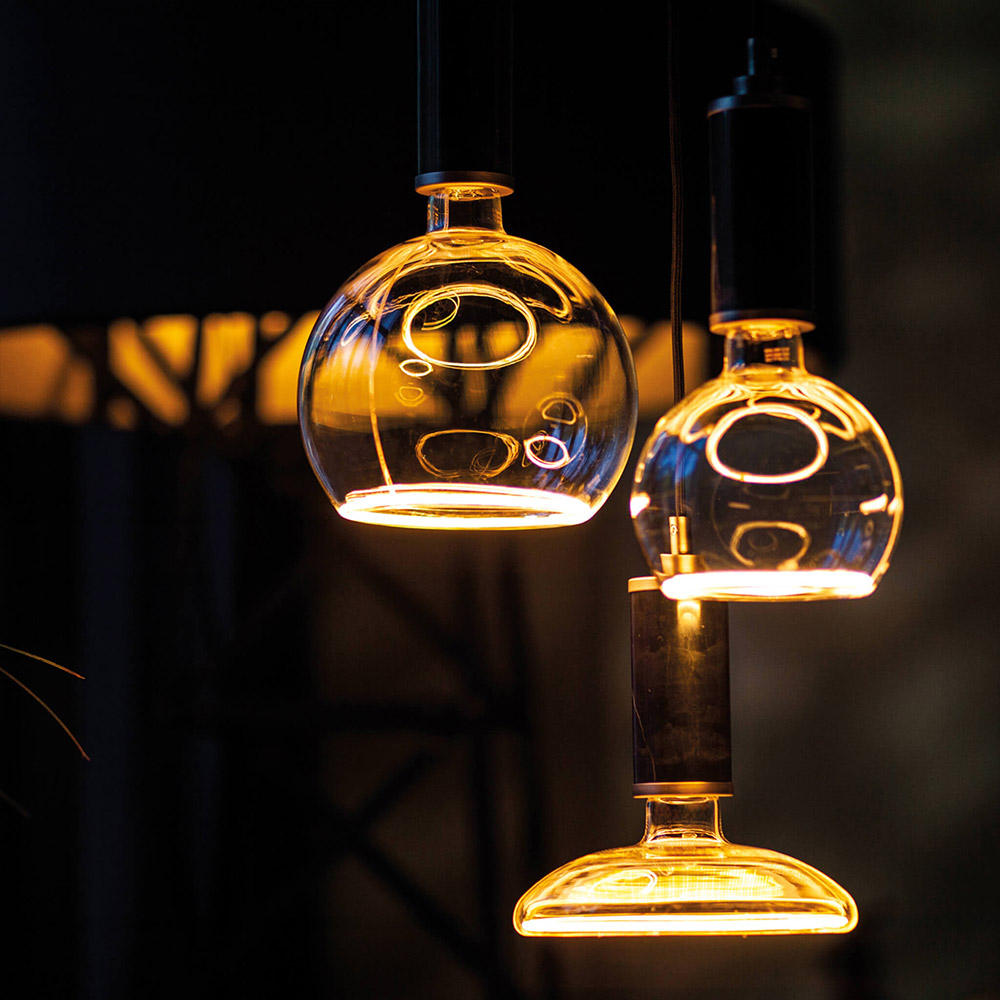 Segula LED lamp E27 Globe 150 smokey grey 6W 260lm 1900K dimbaar - Afbeelding 5