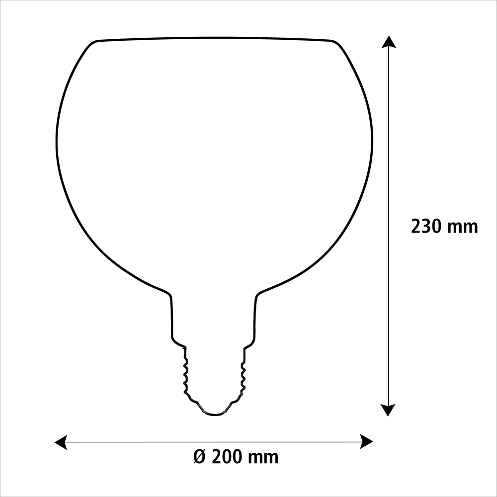 Segula LED lamp E27 Globe 200 goud glas 4.5W 300lm 2200K dimbaar - Afbeelding 2