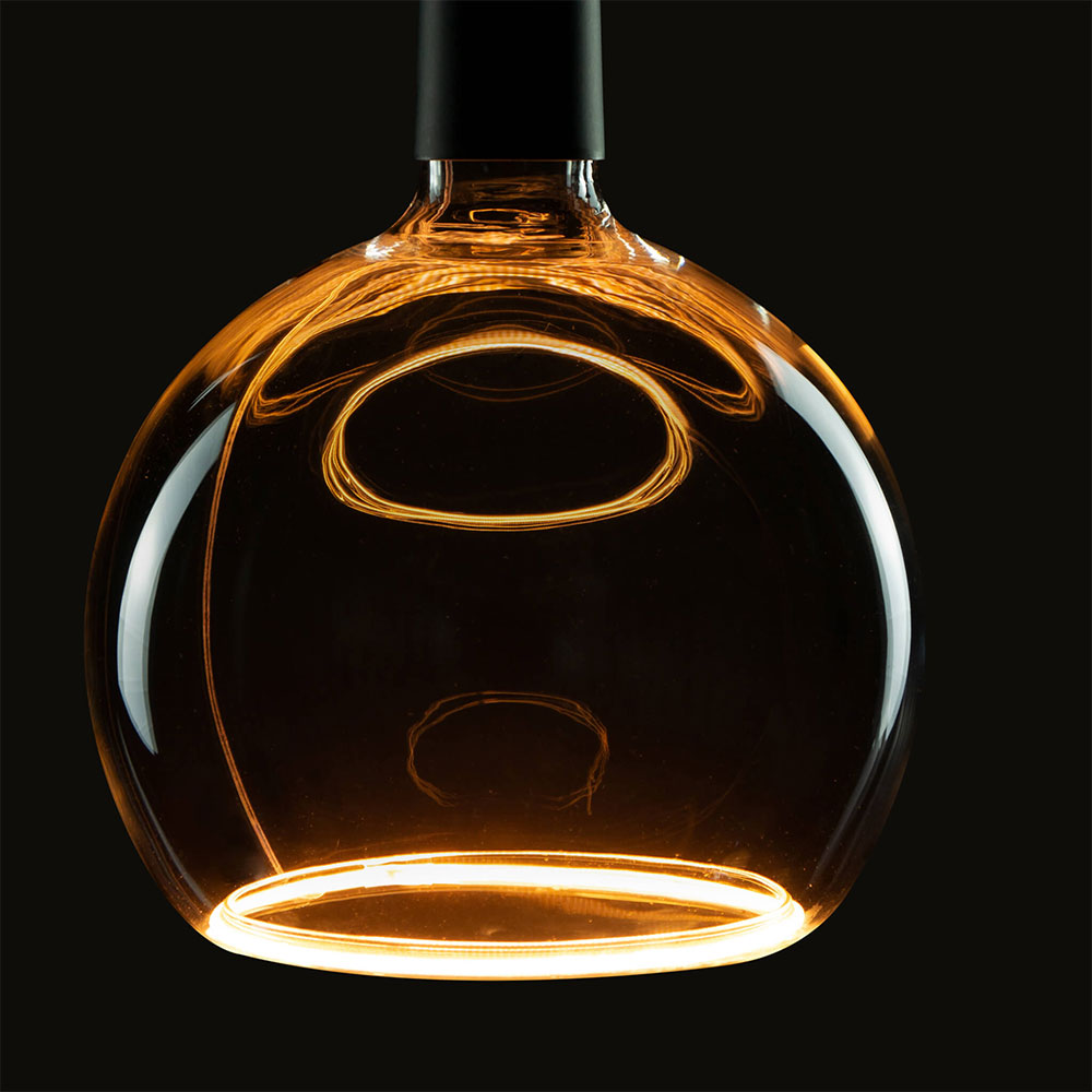 Segula LED lamp E27 Globe 200 helder glas 5W 350lm 2200K dimbaar - Afbeelding 3