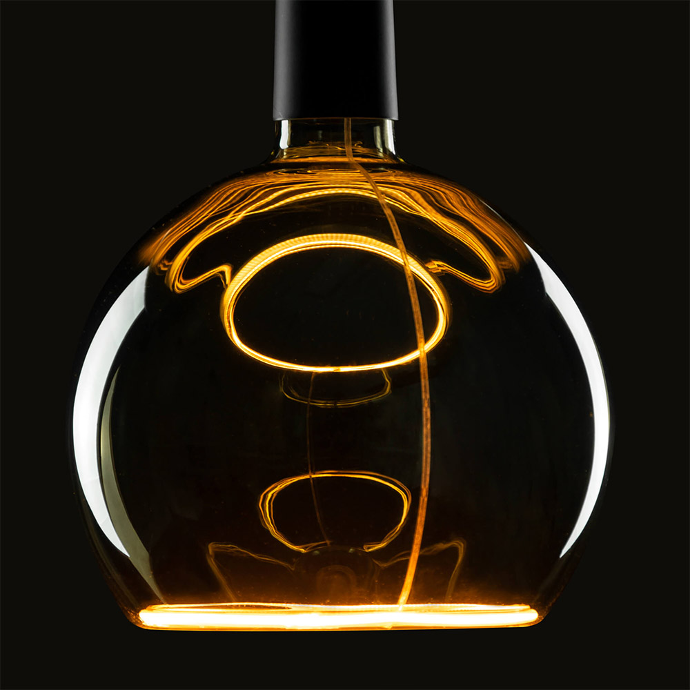 Segula LED lamp E27 Globe 200 smokey grey 6W 300lm 1900K dimbaar - Afbeelding 3