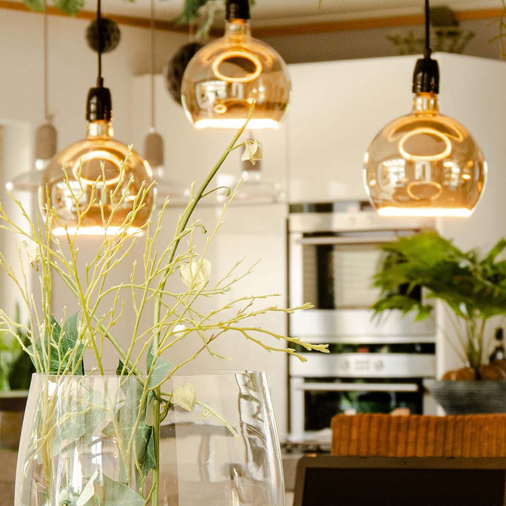 Segula LED lamp E27 Globe 200 smokey grey 6W 300lm 1900K dimbaar - Afbeelding 6