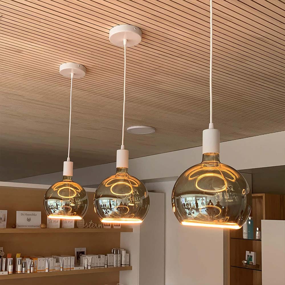 Segula LED lamp E27 Globe 200 smokey grey 6W 300lm 1900K dimbaar - Afbeelding 7