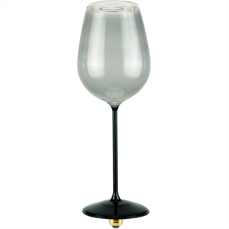 Segula LED lamp E27 Wine zwart/smokey grey glas 5W 500lm 2200K dimbaar