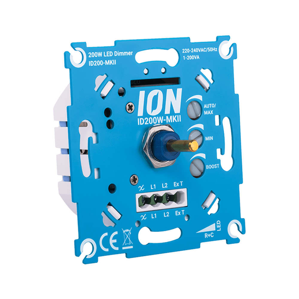 LED dimmer inbouw 0.3-200W - TRIAC - Afbeelding 3