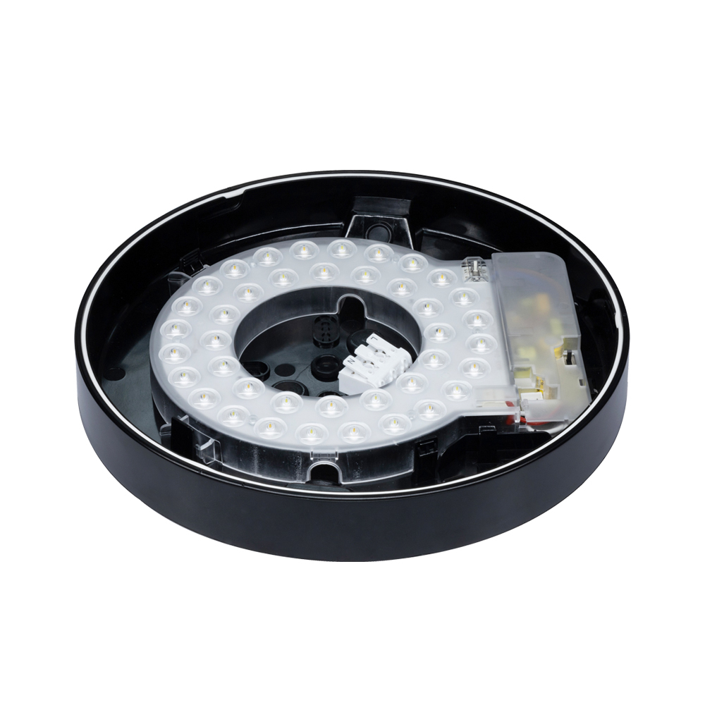 Meba Pro LED opbouw 5/8/10W 450-900lm 3000/4000/6000K ø267mm IP54 zwart - Afbeelding 2