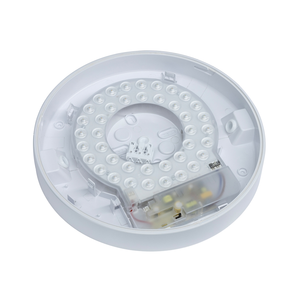 Meba Pro LED opbouw 5/8/10W 500-1000lm 3000/4000/6000K ø267mm IP54 wit - Afbeelding 2